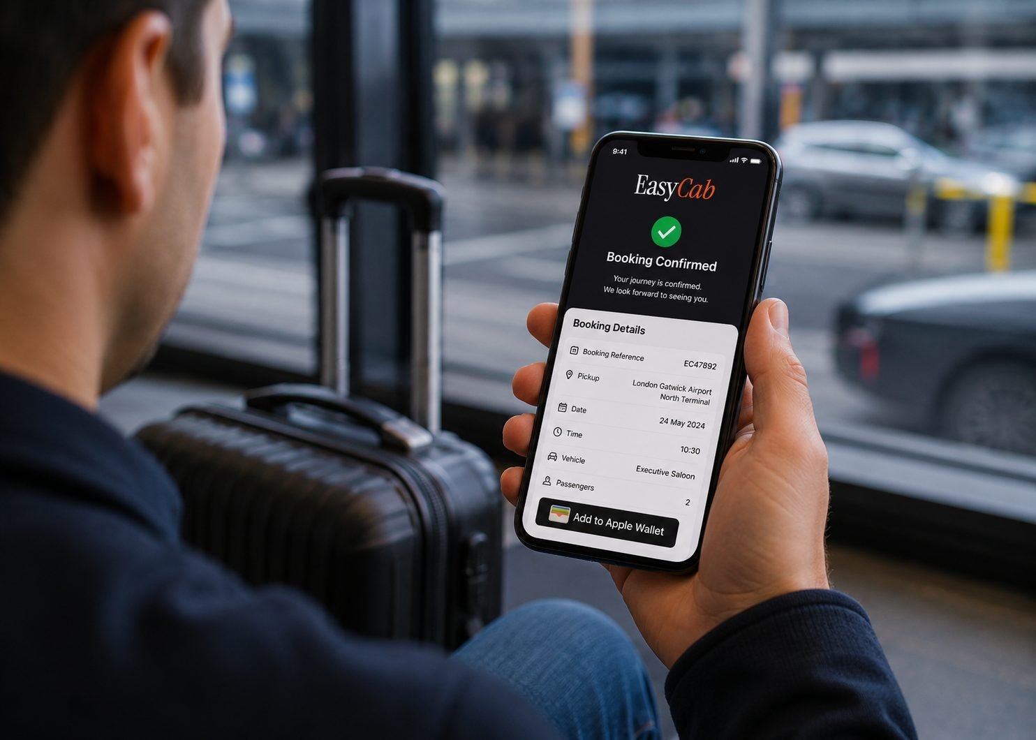 Booking an EasyCab same-day courier by phone
